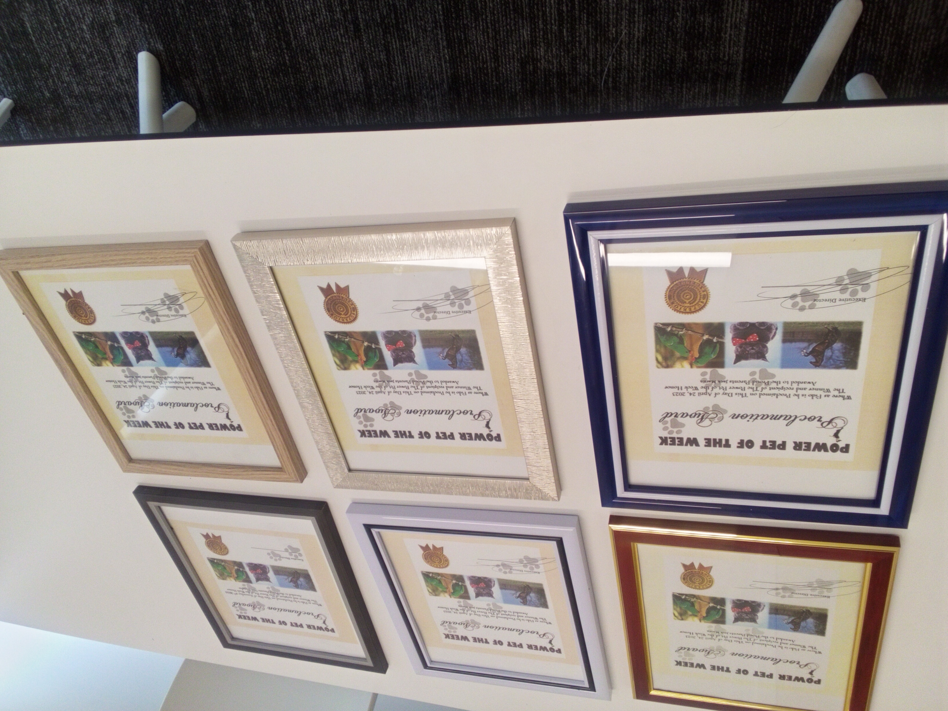Certificates